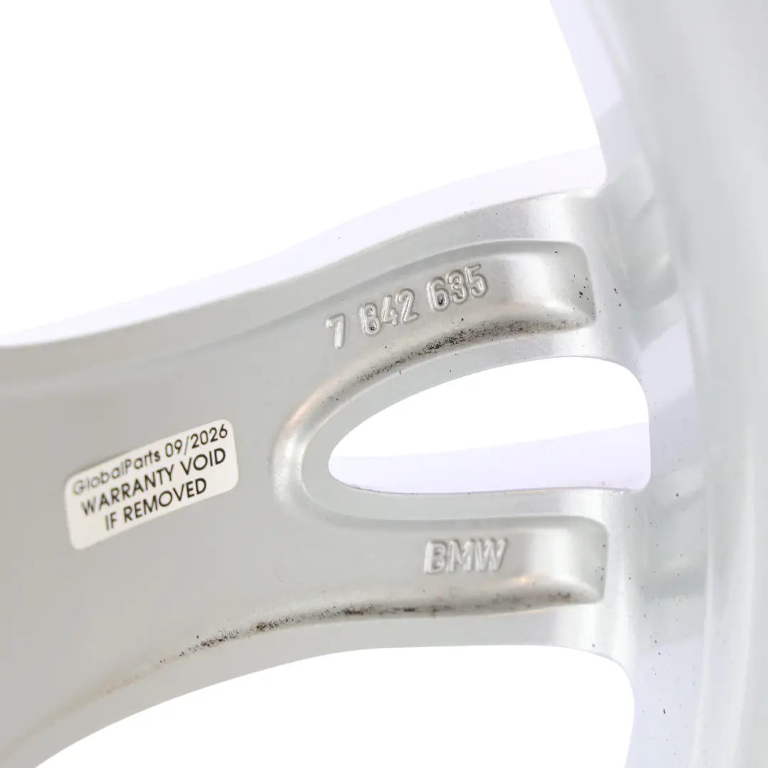 Alloy Rim 17" M Double Spoke 354 ET:34 7,5J to BMW X1 E84 Silver Wheel with Part number 7842635 BMW X1 E84 Silver Wheel Alloy Rim 17" M Double Spoke 354 ET:34 7,5J - SKU 7842635-2 - Part number 7842635