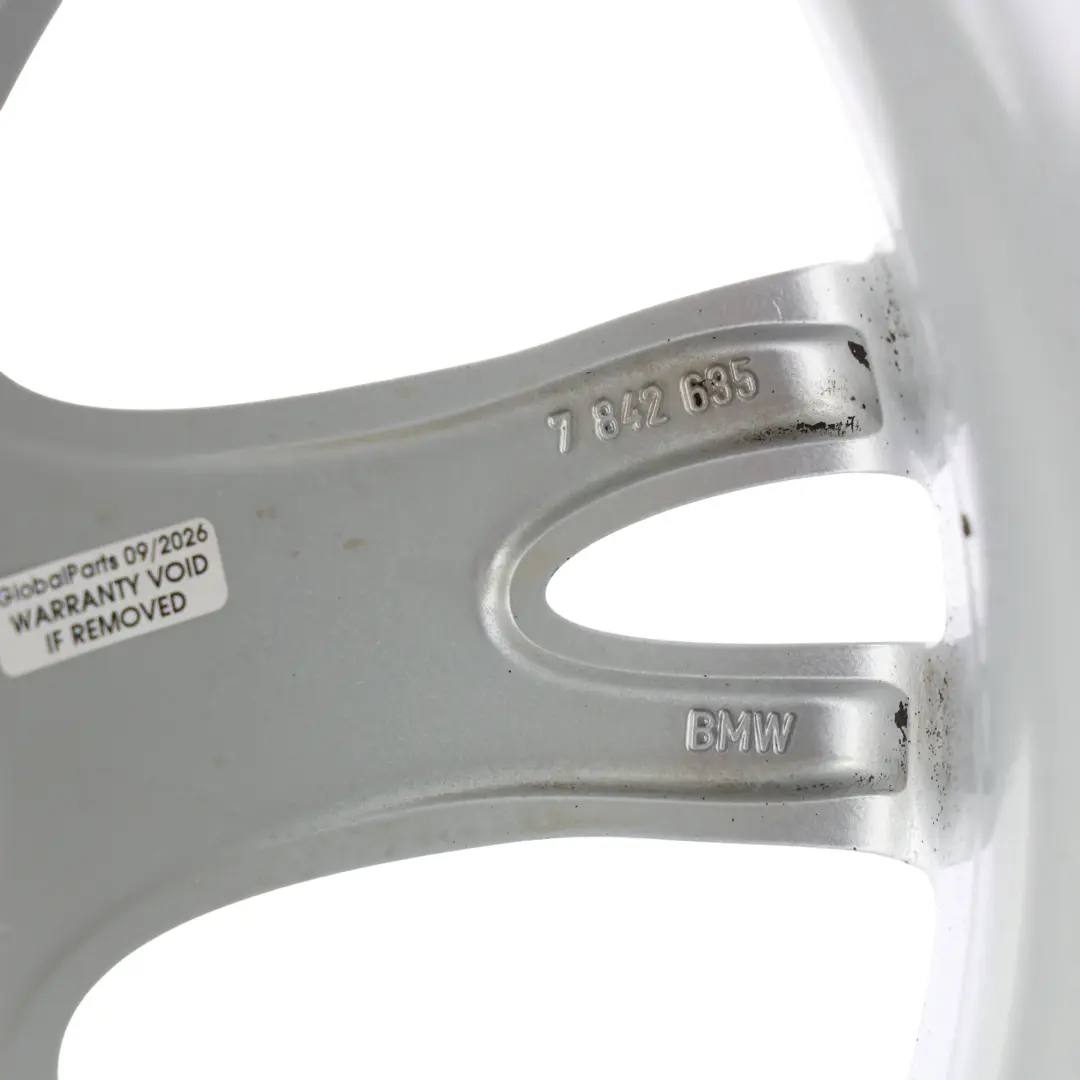 Alloy Rim 17" M Double Spoke 354 ET:34 7,5J to BMW X1 E84 Silver Wheel with Part number 7842635 BMW X1 E84 Silver Wheel Alloy Rim 17" M Double Spoke 354 ET:34 7,5J - SKU 7842635-3 - Part number 7842635
