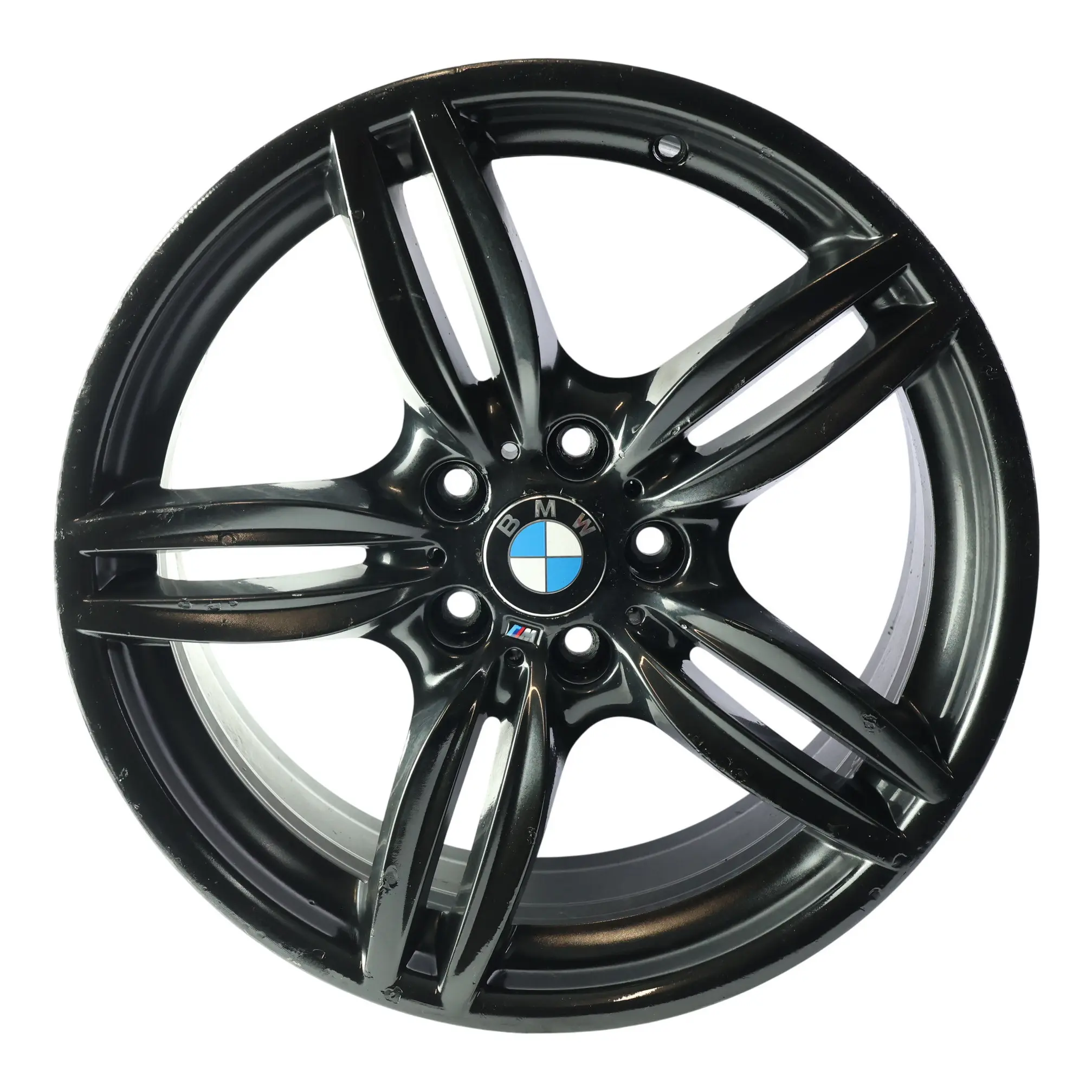 BMW F10 F11 F12 Front Black Alloy Wheel Rim 19" 8,5J M Double Spoke 351 7842652