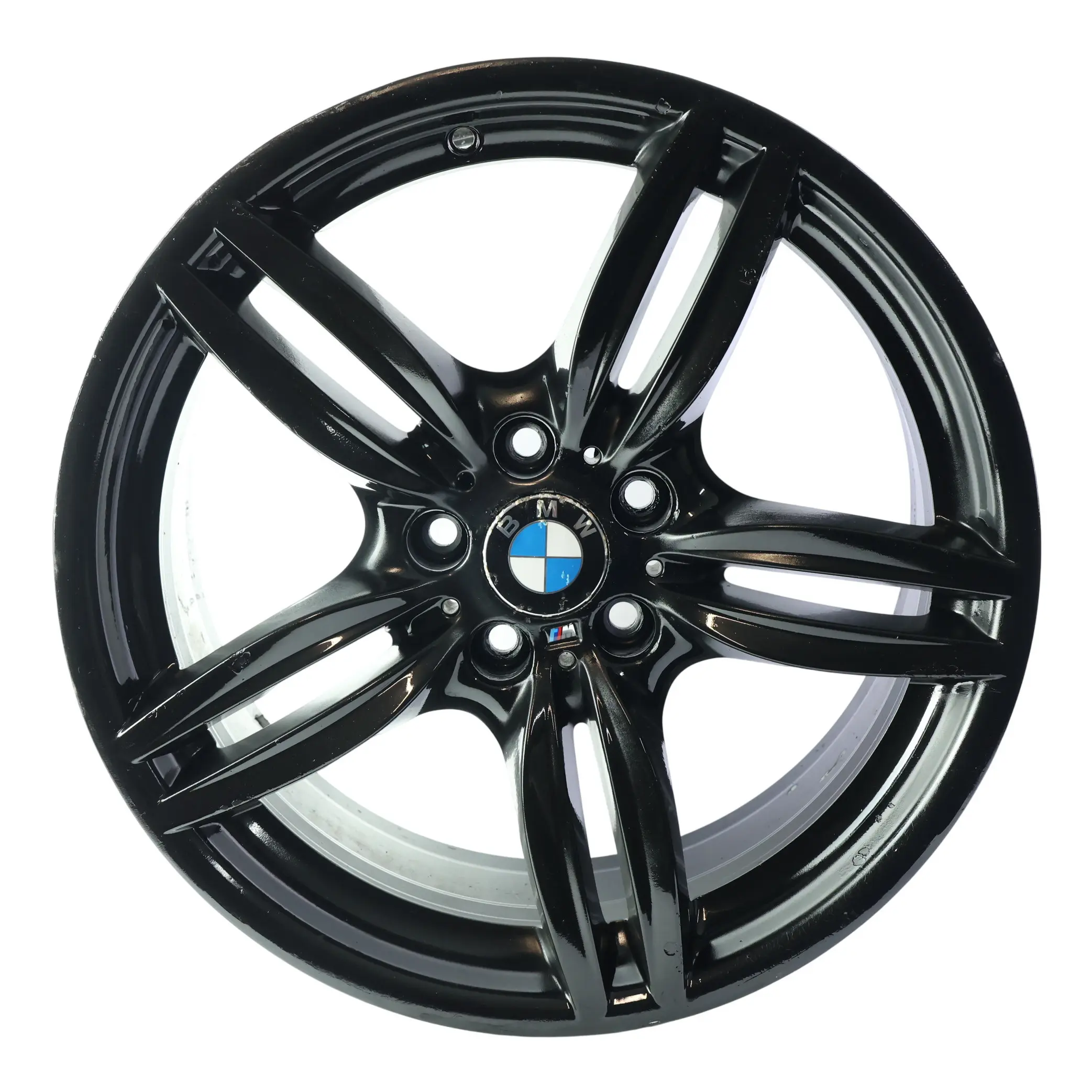 BMW F10 F11 Llanta Aleación Negra Delantera 19" 8,5J M Doble Radio 351 7842652