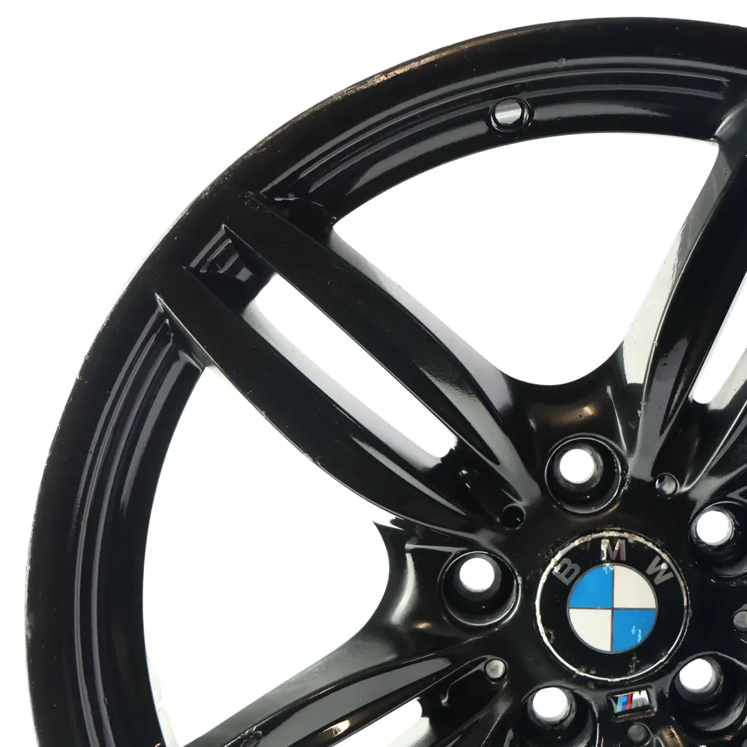 BMW F10 F11 F12 Front Black Alloy Wheel Rim 19" 8,5J M Double Spoke 351 - SKU 7842652-5 - Part number 7842652
