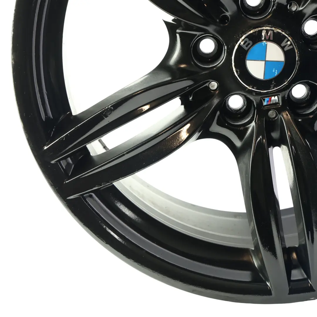Front Black Alloy Wheel Rim 19" 8,5J M Double Spoke 351 to BMW F10 F11 F12 with Part number 7842652 BMW F10 F11 F12 Front Black Alloy Wheel Rim 19" 8,5J M Double Spoke 351 - SKU 7842652-5 - Part number 7842652