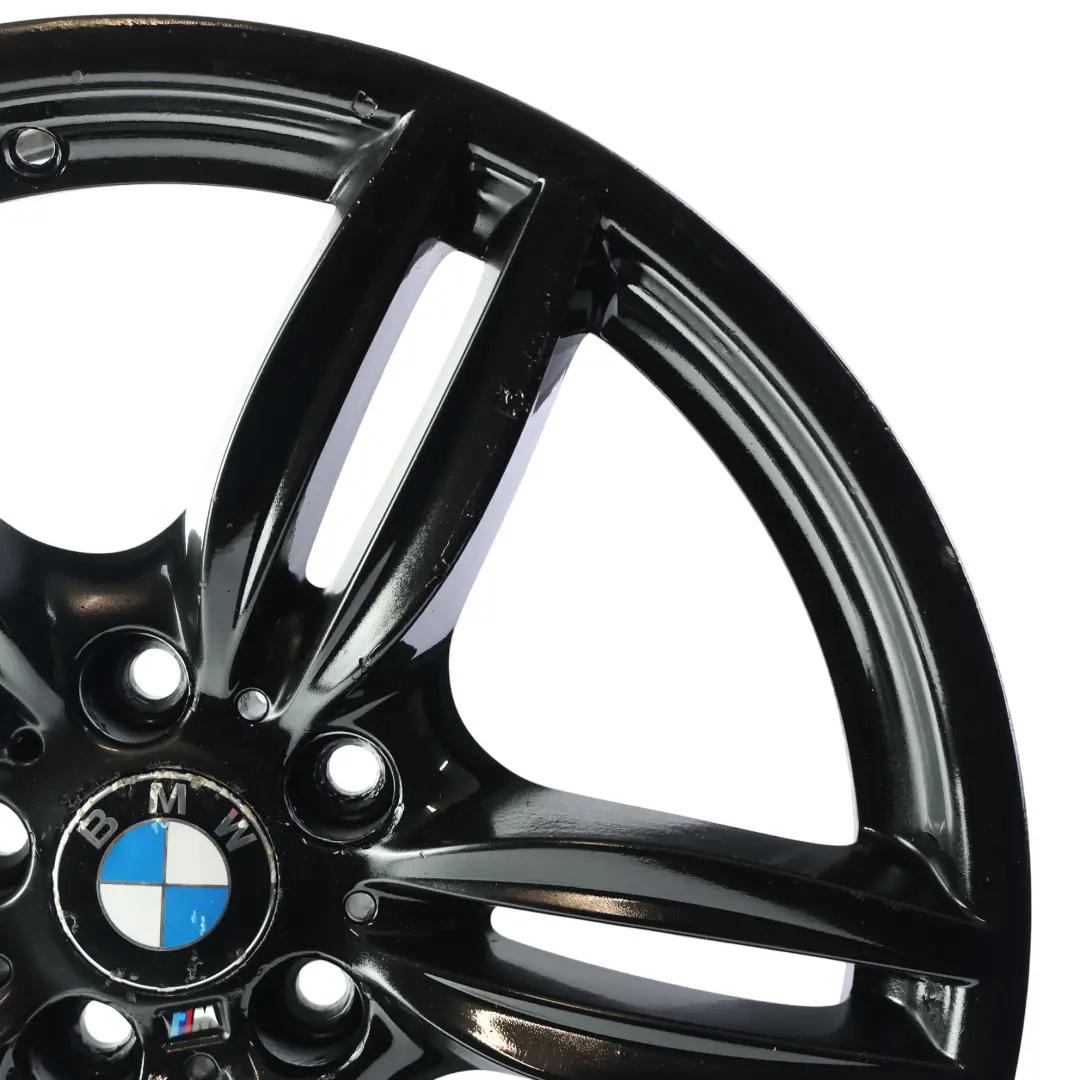 Front Black Alloy Wheel Rim 19" 8,5J M Double Spoke 351 to BMW F10 F11 F12 with Part number 7842652 BMW F10 F11 F12 Front Black Alloy Wheel Rim 19" 8,5J M Double Spoke 351 - SKU 7842652-5 - Part number 7842652