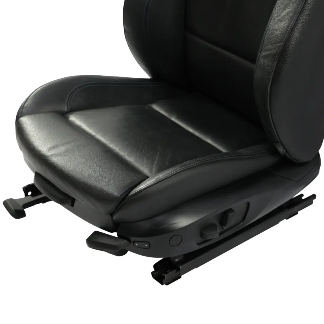 BMW E92 LCI M Sport Black Leather Front Left Seat N/S Contrast Blue Electric - SKU 7843049-2 - Part number 7843049