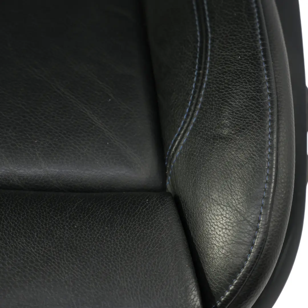BMW E92 LCI M Sport Black Leather Front Left Seat N/S Contrast Blue Electric - SKU 7843049-2 - Part number 7843049