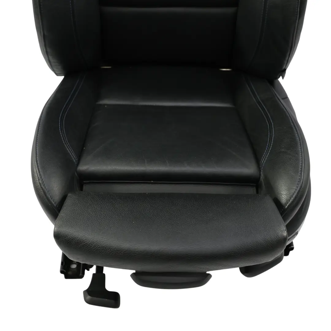 Schwarz Leder Vordersitz Links Kontrast Blau Elektrisch für BMW E92 LCI M Sport mit Teilenummer 7843049 BMW E92 LCI M Sport Schwarz Leder Vordersitz Links Kontrast Blau Elektrisch - SKU 7843049-2 - Teilenummer 7843049
