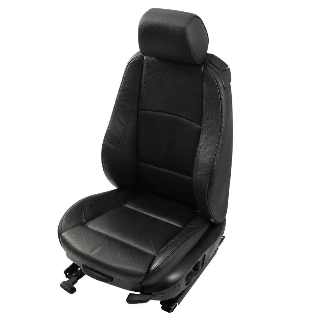 BMW E92 LCI M Sport Black Leather Front Left Seat N/S Contrast Blue Electric - SKU 7843049-2 - Part number 7843049