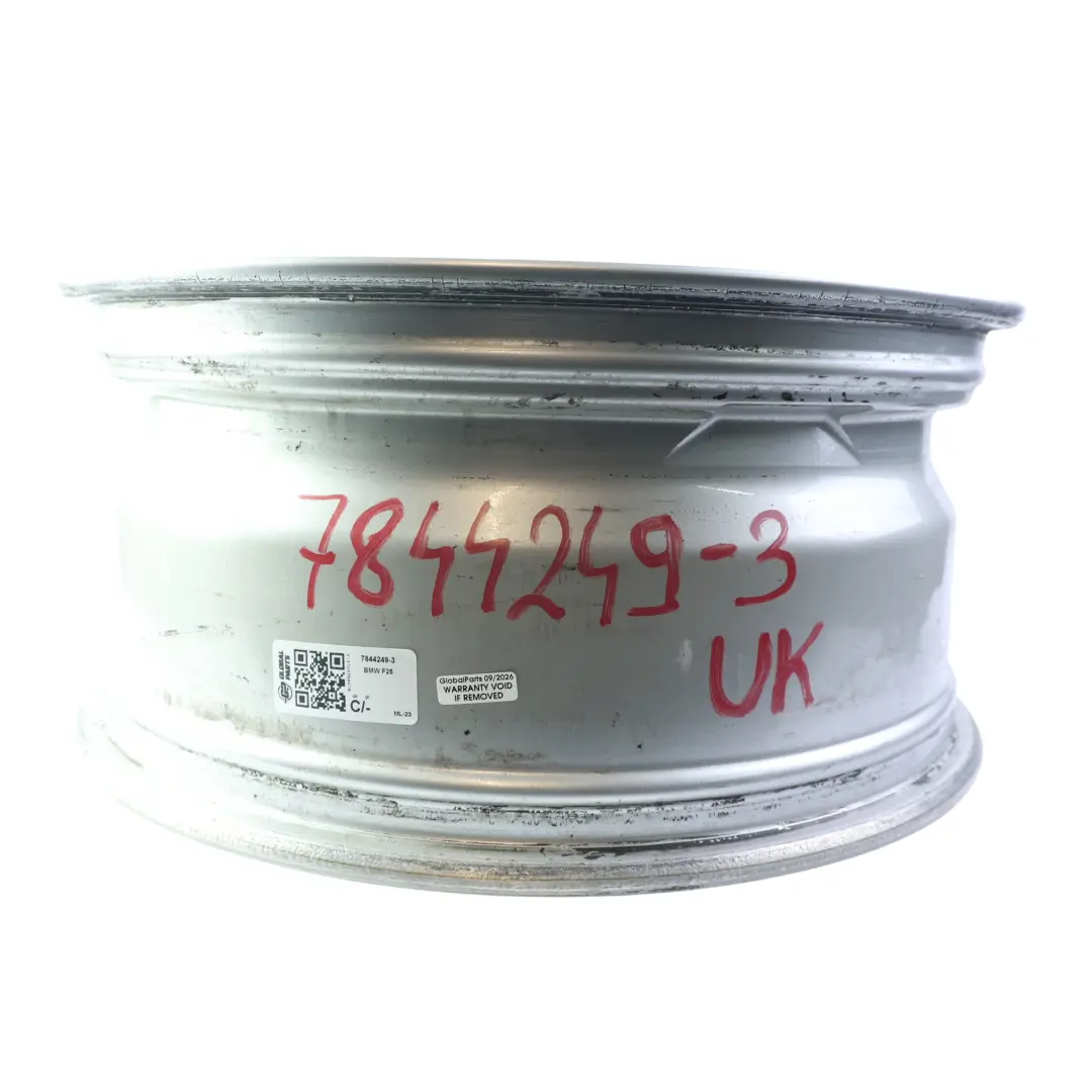 BMW X3 F25 X4 F26 Silver Wheel Rim Alloy 18" M Star Spoke 8J ET:43 - SKU 7844249-3 - Part number 7844249