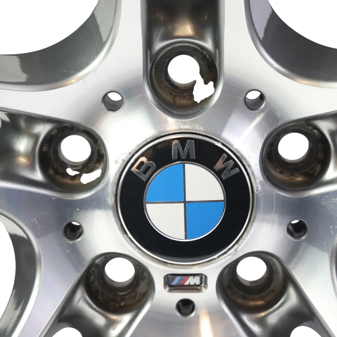 Front Wheel Rim Alloy 19" 8J ET:37 M Double Spoke 313 to BMW E90 E91 E92 with Part number 7844343 BMW E90 E91 E92 Front Wheel Rim Alloy 19" 8J ET:37 M Double Spoke 313 - SKU 7844343-3 - Part number 7844343