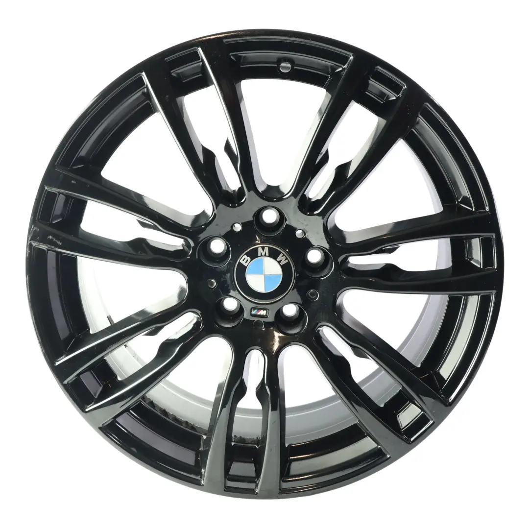 Llanta de aleación negra 19" 8J ET:36 M Star Spoke 403 para BMW F30 F31 F32 con número de pieza 7845882 BMW F30 F31 F32 Llanta de aleación negra 19" 8J ET:36 M Star Spoke 403 - SKU 7845882-2 - Número de pieza 7845882