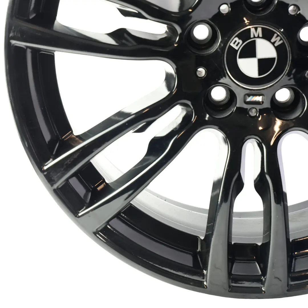 Llanta de aleación negra 19" 8J ET:36 M Star Spoke 403 para BMW F30 F31 F32 con número de pieza 7845882 BMW F30 F31 F32 Llanta de aleación negra 19" 8J ET:36 M Star Spoke 403 - SKU 7845882-3 - Número de pieza 7845882