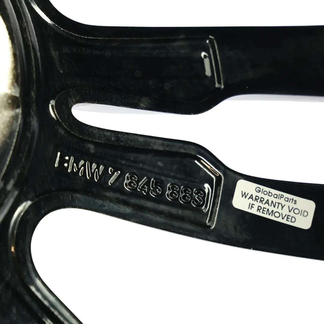  Llanta aleación negra trasera BMW F30 19" ET:47 8,5J M Star Spoke 403 - SKU 7845883-3 - Número de pieza 7845883