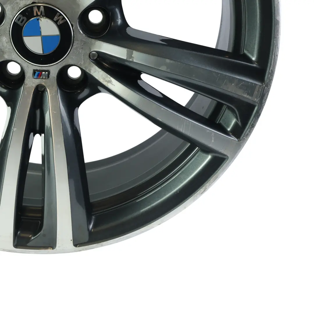 Leichtmetallfelge hinten 19" 8,5J ET:47 M Doppelspeiche 442 für BMW F30 F31 mit Teilenummer 7846781 BMW F30 F31 Leichtmetallfelge hinten 19" 8,5J ET:47 M Doppelspeiche 442 - SKU 7846781-1 - Teilenummer 7846781
