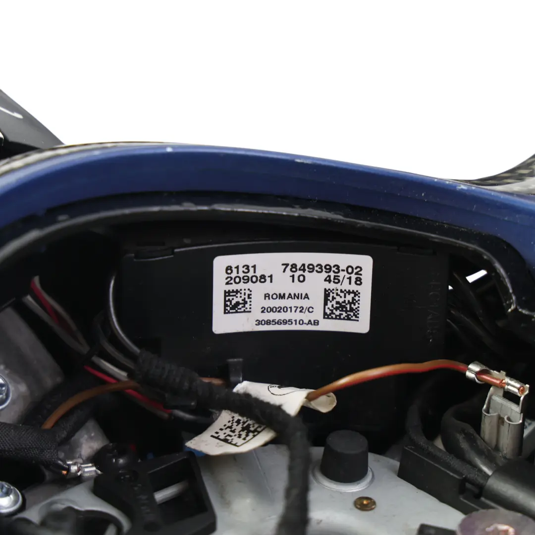 Negro Cuero Calefacción Palanca Cambio para Volante BMW F87 M2 F80 M3 M Performance con número de pieza 7847607 Volante BMW F87 M2 F80 M3 M Performance Negro Cuero Calefacción Palanca Cambio - SKU 7847607-4 - Número de pieza 7847607