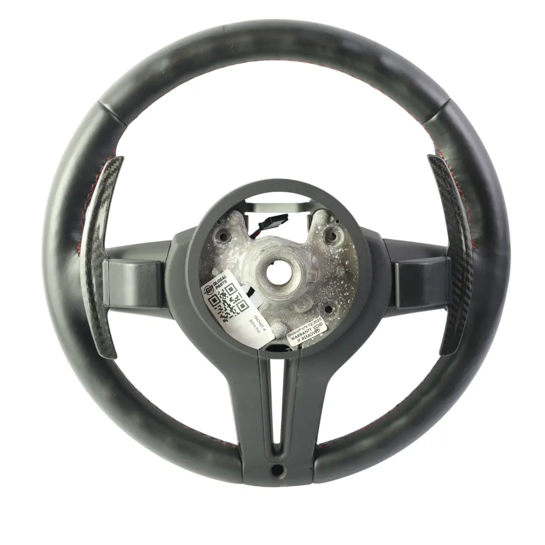 Negro Cuero Calefacción Palanca Cambio para Volante BMW F87 M2 F80 M3 M Performance con número de pieza 7847607 Volante BMW F87 M2 F80 M3 M Performance Negro Cuero Calefacción Palanca Cambio - SKU 7847607-4 - Número de pieza 7847607