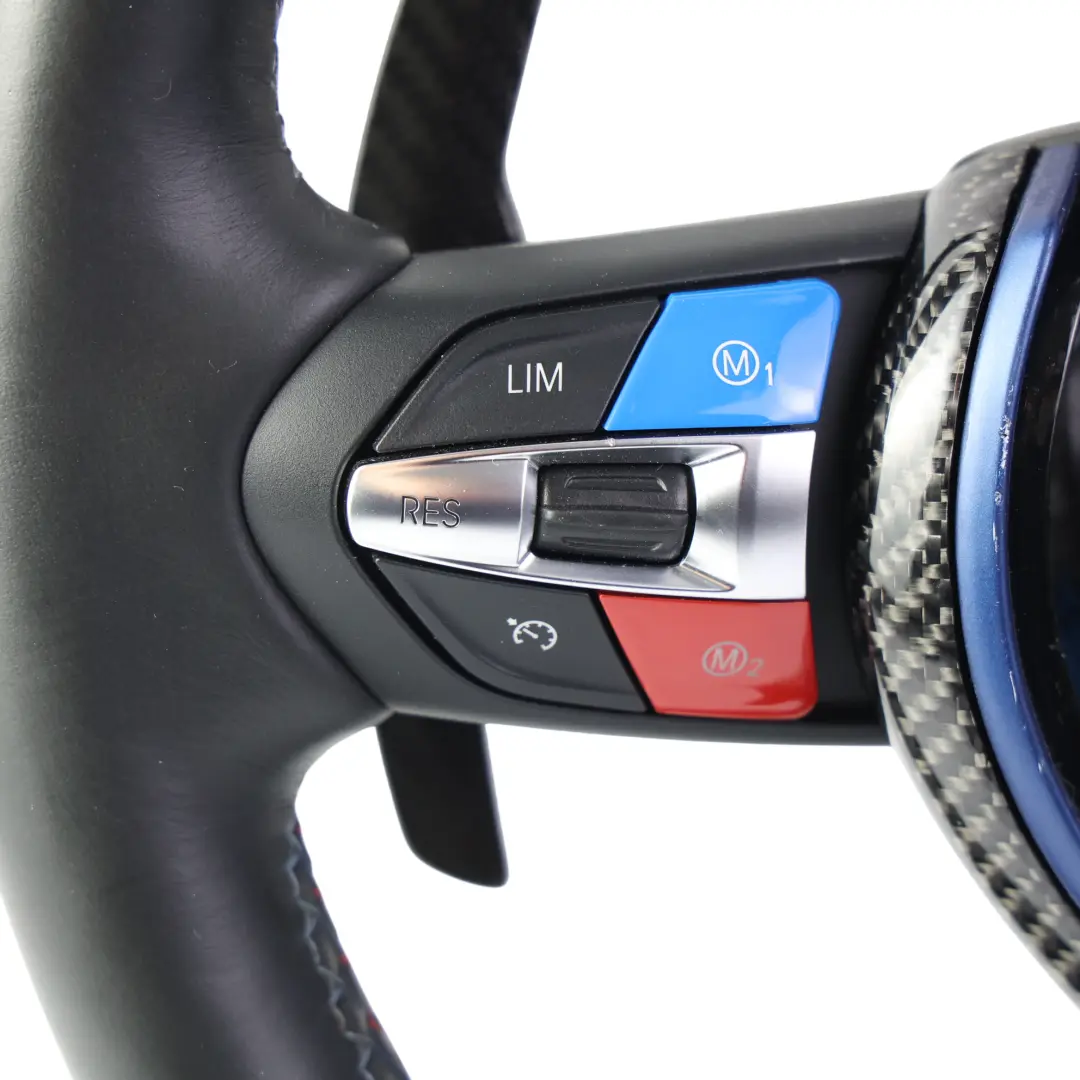  Steering Wheel BMW F87 M2 F80 M3 M Performance Black Leather Heated Paddle Shift - SKU 7847607-4 - Part number 7847607