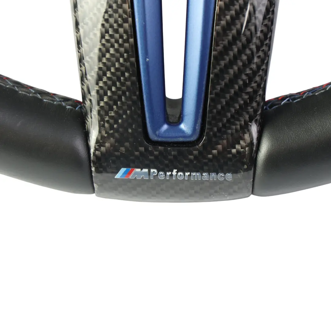 Negro Cuero Calefacción Palanca Cambio para Volante BMW F87 M2 F80 M3 M Performance con número de pieza 7847607 Volante BMW F87 M2 F80 M3 M Performance Negro Cuero Calefacción Palanca Cambio - SKU 7847607-4 - Número de pieza 7847607