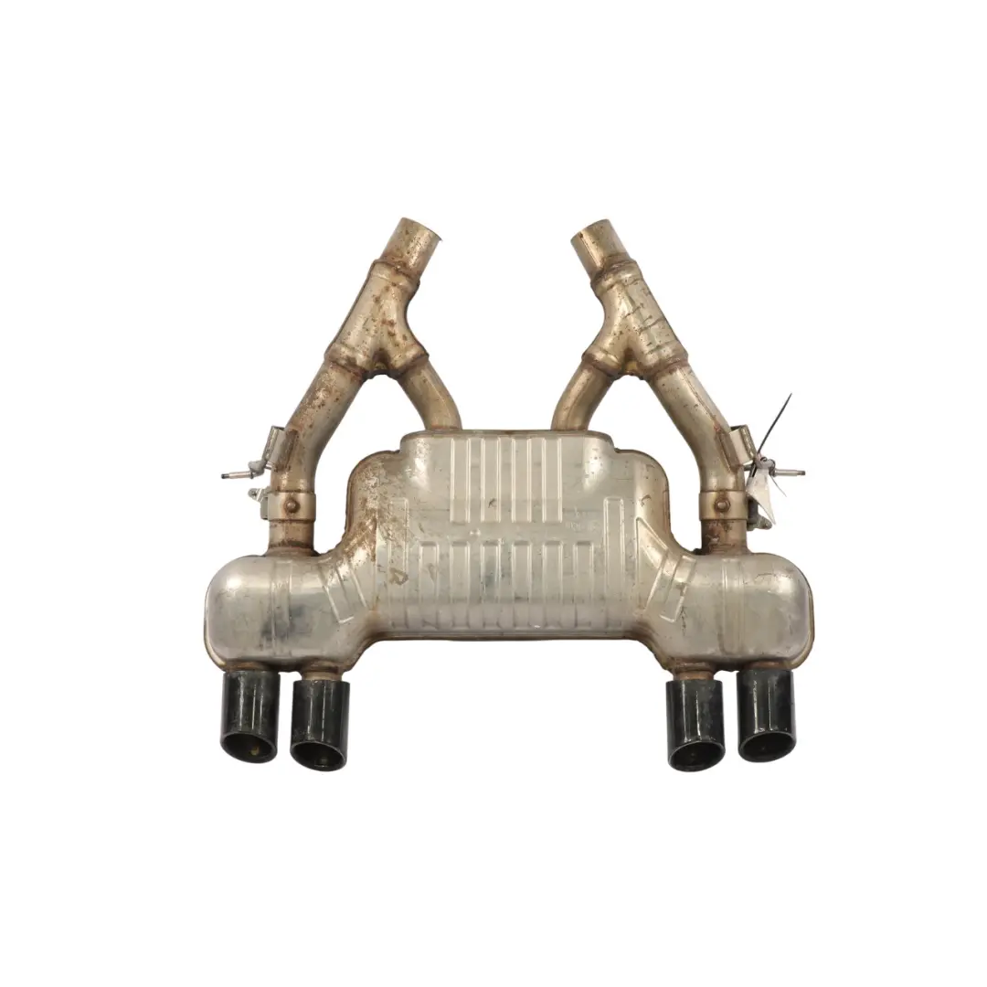 Exhaust Silencer Muffler Back Box Double Twin Pipe to BMW F80 M3 F82 M4 Rear with Part number 7854736 BMW F80 M3 F82 M4 Rear Exhaust Silencer Muffler Back Box Double Twin Pipe - SKU 7854736-1 - Part number 7854736