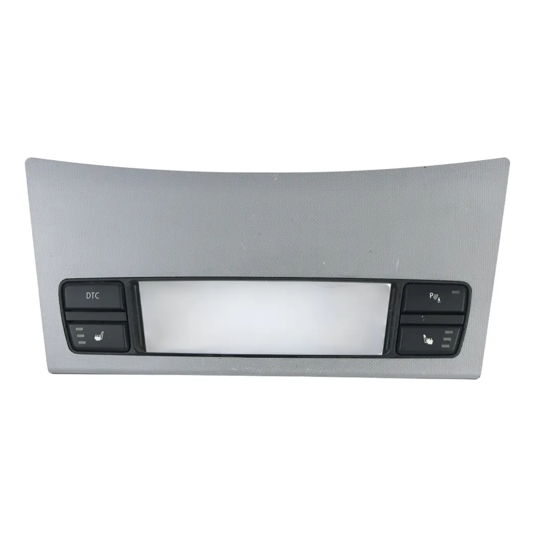 Panel Interruptor DTC Asiento Cenicero Decorativo Aluminio para BMW E60 E61 con número de pieza 7892890 BMW E60 E61 Panel Interruptor DTC Asiento Cenicero Decorativo Aluminio - SKU 7892890 - Número de pieza 7892890