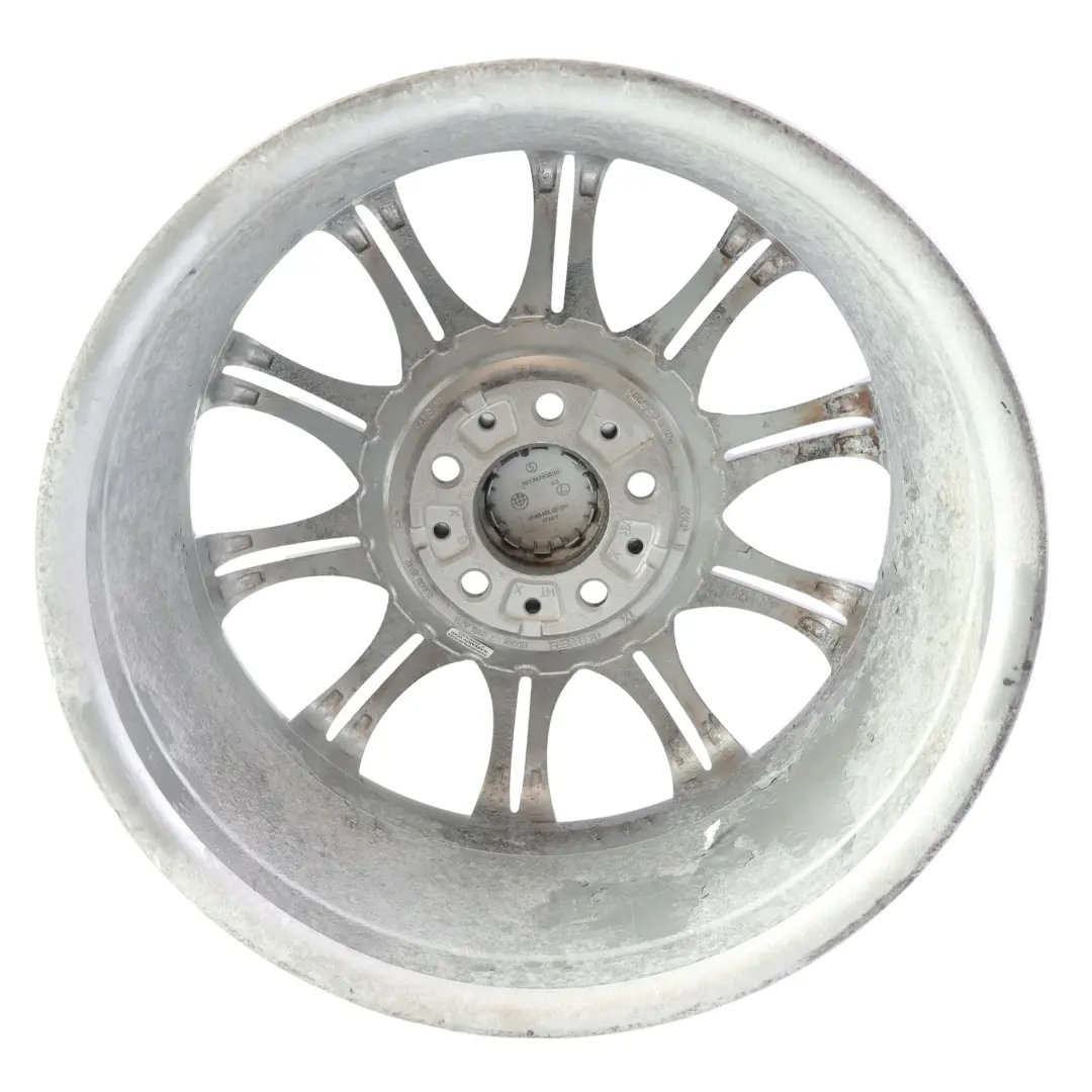 Front Alloy Wheel Rim 18" 8J ET:47 M Double Spoke 135 to BMW E46 Z4 E85 Silver with Part number 7896470 BMW E46 Z4 E85 Silver Front Alloy Wheel Rim 18" 8J ET:47 M Double Spoke 135 - SKU 7896470-1 - Part number 7896470
