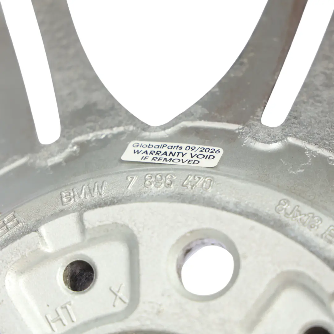 BMW E46 Z4 E85 Silver Front Alloy Wheel Rim 18" 8J ET:47 M Double Spoke 135 - SKU 7896470-1 - Part number 7896470