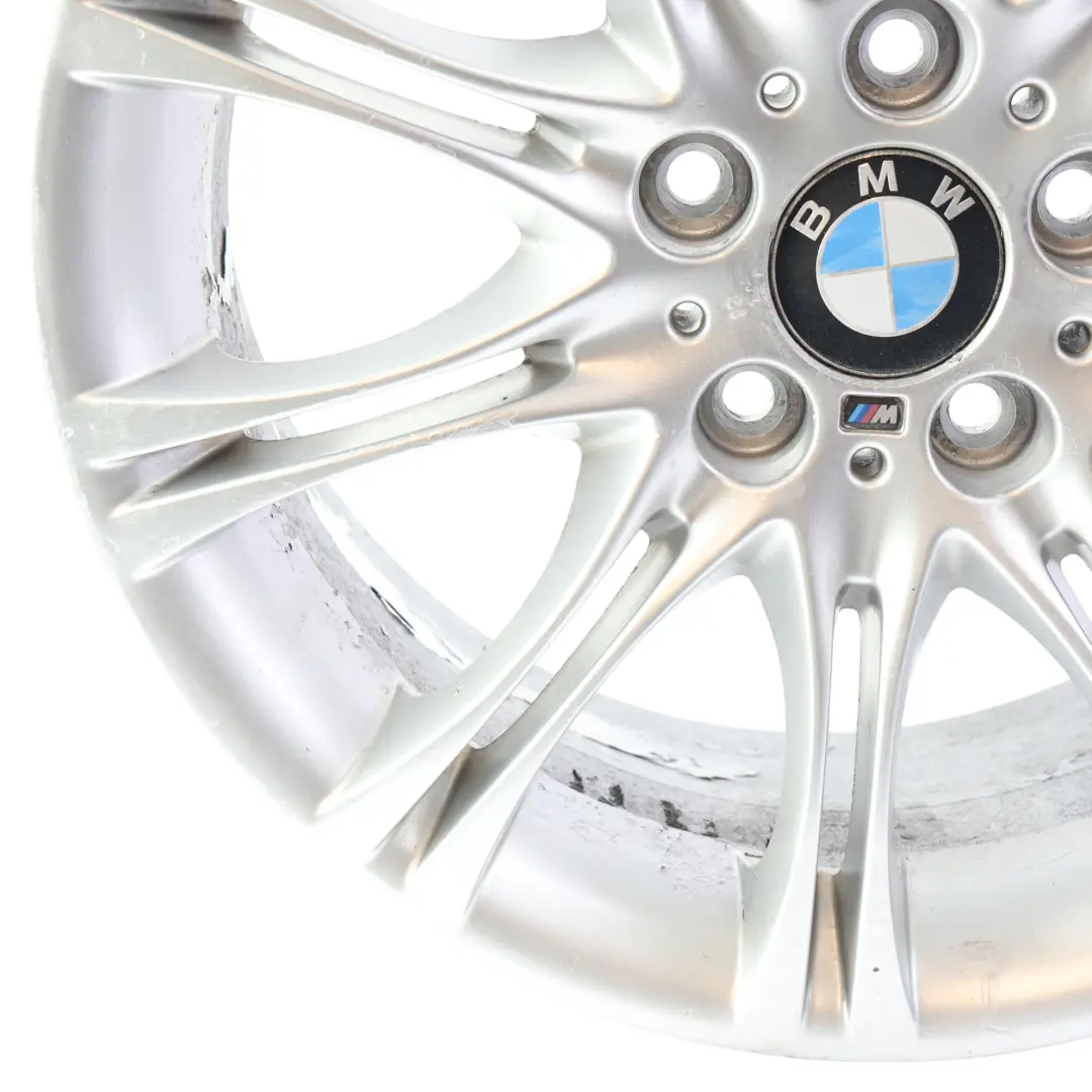 Front Alloy Wheel Rim 18" 8J ET:47 M Double Spoke 135 to BMW E46 Z4 E85 Silver with Part number 7896470 BMW E46 Z4 E85 Silver Front Alloy Wheel Rim 18" 8J ET:47 M Double Spoke 135 - SKU 7896470-1 - Part number 7896470
