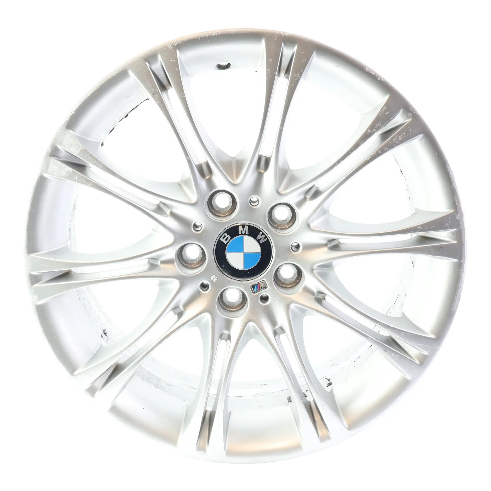 BMW E46 Z4 E85 Argento Cerchio Anteriore In Lega 18" 8J ET:47 M Doppie Razze 135
