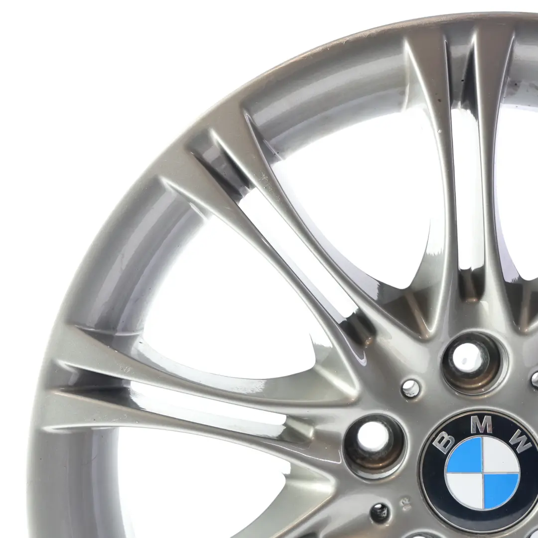 BMW E46 Z4 E85 Cerchio in Lega Anteriore Argento 18" ET:47 8J M Doppia Razza 135 - SKU 7896470-5 - Numero di parte 7896470