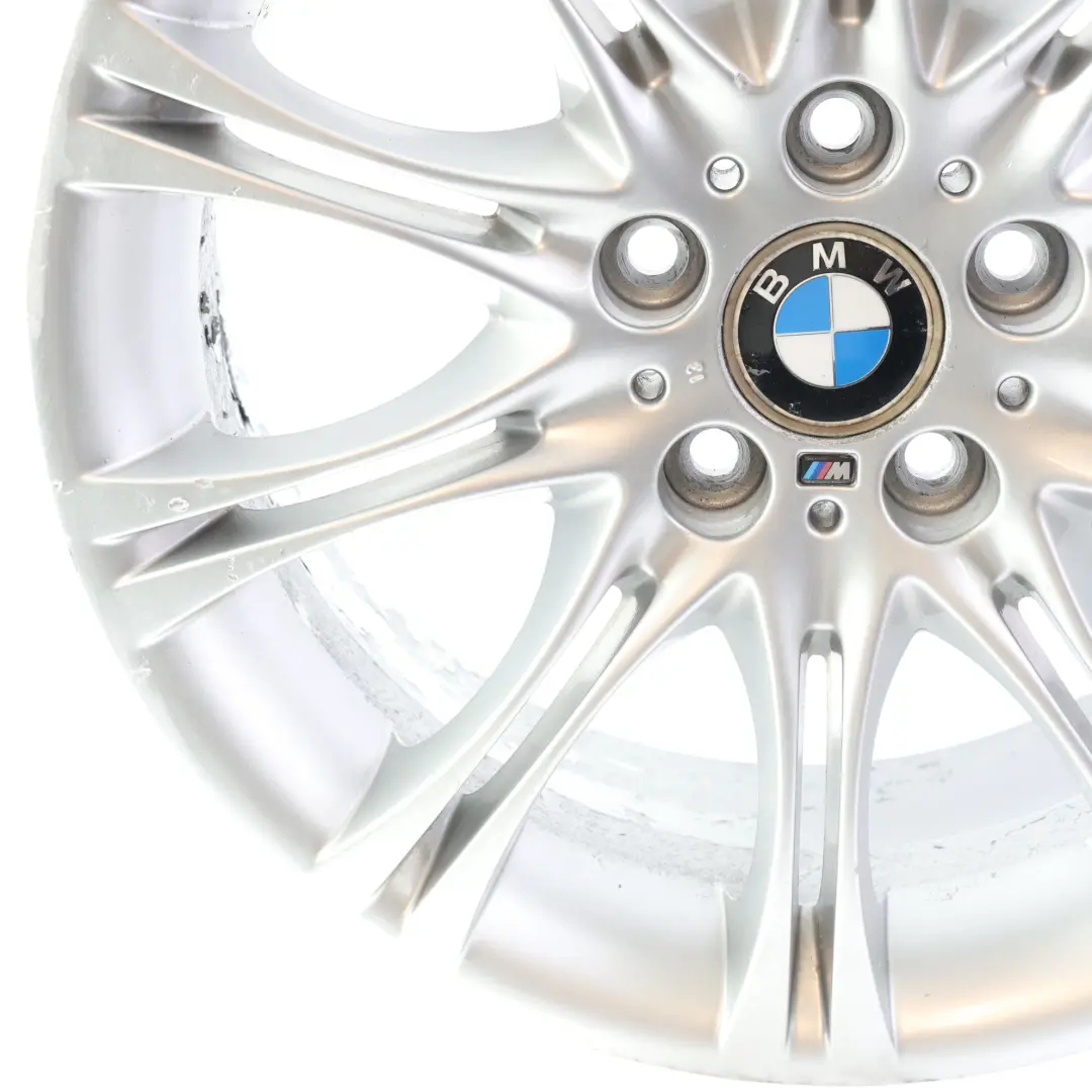 Alloy Wheel Rim 18" 8,5J ET:50 M Double Spoke 135 to BMW E46 Z4 E85 Silver Rear with Part number 7896490 BMW E46 Z4 E85 Silver Rear Alloy Wheel Rim 18" 8,5J ET:50 M Double Spoke 135 - SKU 7896490-1 - Part number 7896490
