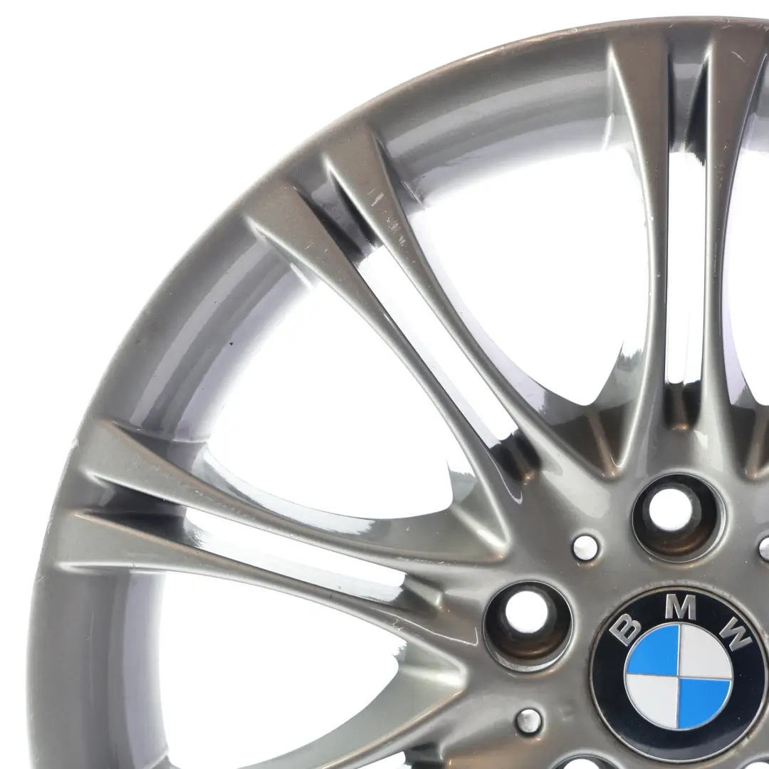 Alloy Wheel Rim Silver 18" 8.5J M Double Spoke 135 to BMW E46 Z4 E85 Rear with Part number 7896490 BMW E46 Z4 E85 Rear Alloy Wheel Rim Silver 18" 8.5J M Double Spoke 135 - SKU 7896490-11 - Part number 7896490