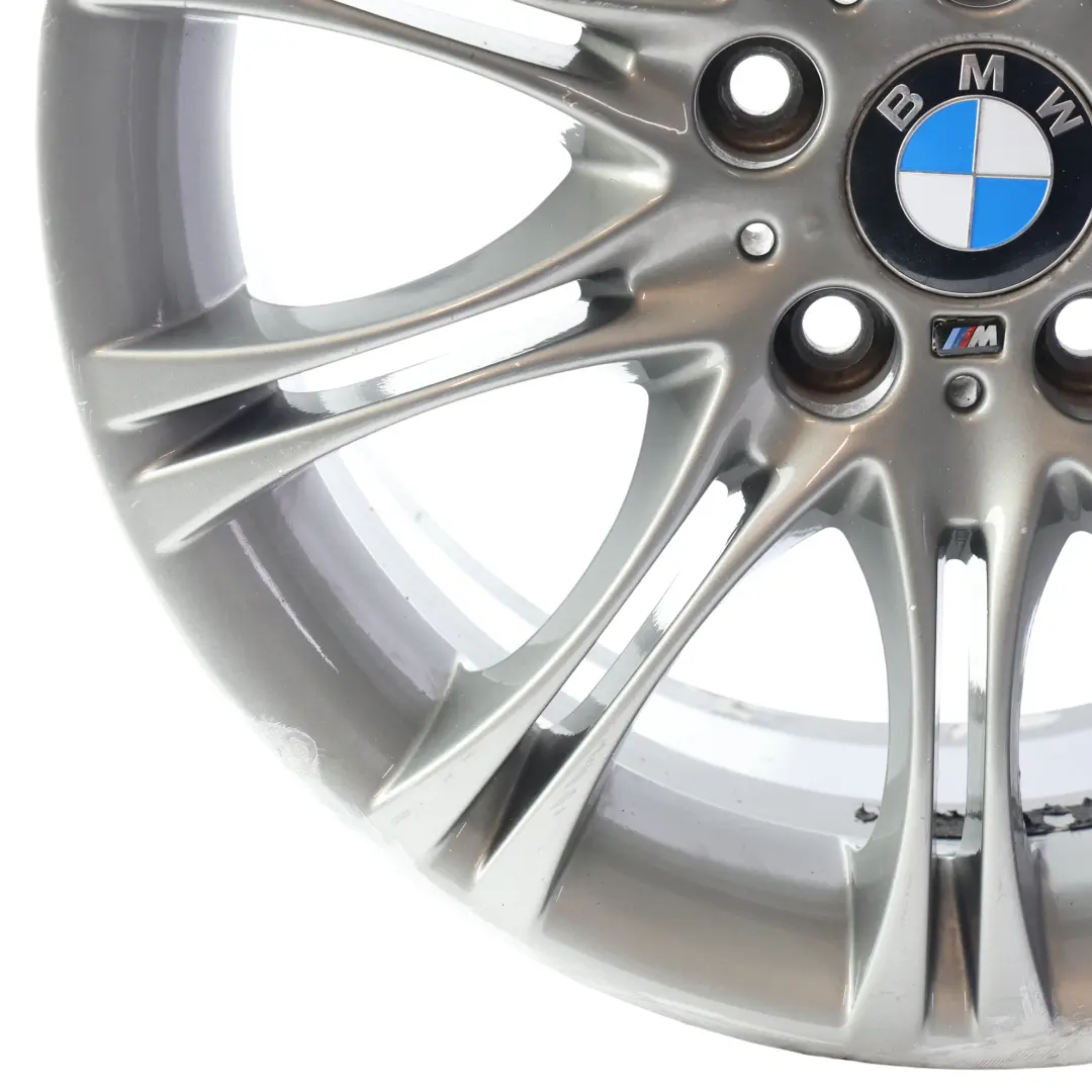 BMW E46 Z4 E85 Rear Alloy Wheel Rim Silver 18" 8.5J M Double Spoke 135 - SKU 7896490-11 - Part number 7896490
