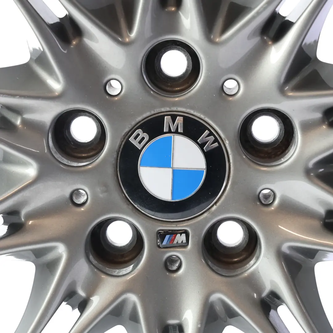 BMW E46 Z4 E85 Rear Alloy Wheel Rim Silver 18" 8.5J M Double Spoke 135 - SKU 7896490-11 - Part number 7896490