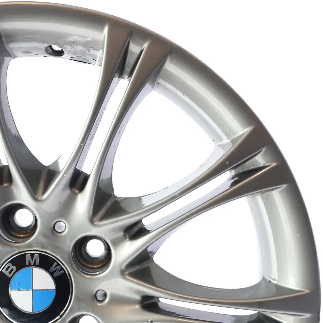 BMW E46 Z4 E85 Rear Wheel Rim Alloy Grey 18" 8,5J ET:50 M Double Spoke 135 - SKU 7896490-9 - Part number 7896490