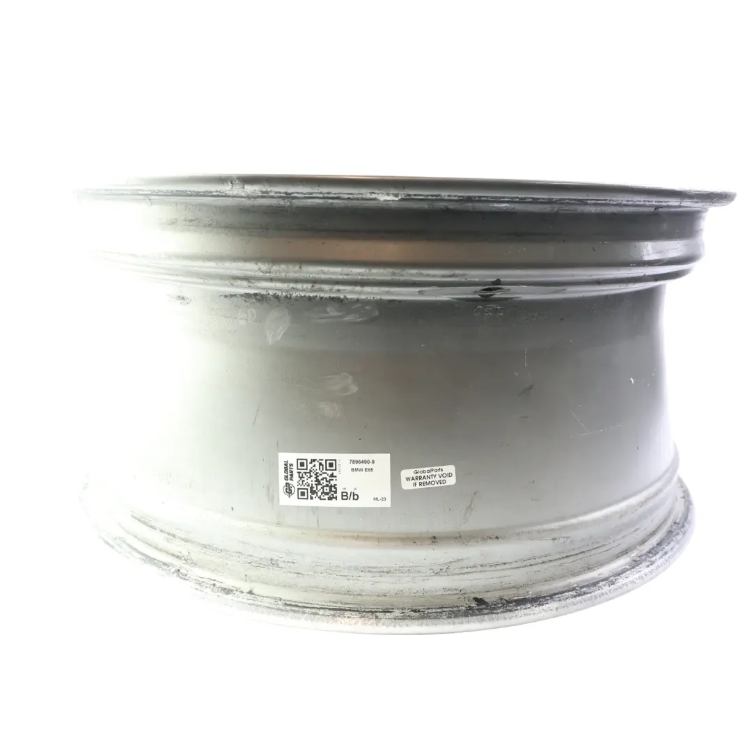 BMW E46 Z4 E85 Rear Wheel Rim Alloy Grey 18" 8,5J ET:50 M Double Spoke 135 - SKU 7896490-9 - Part number 7896490