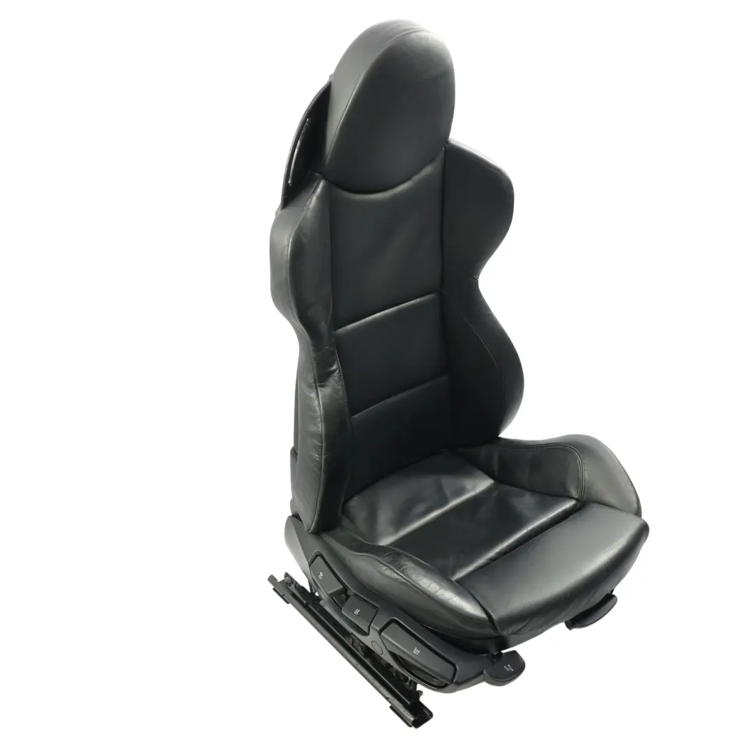 Fotel Przedni Prawy Czarna Skóra Oregon do BMW Z4 E85 M Sport o numerze 7909236 BMW Z4 E85 M Sport Fotel Przedni Prawy Czarna Skóra Oregon - SKU 7909236-1 - Numer Części 7909236