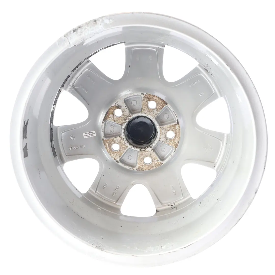 Felga Aluminiowa Srebrna 16" 6.5J ET51 do Volkswagen Transporter T5 o numerze 7H0601025A Volkswagen Transporter T5 Felga Aluminiowa Srebrna 16" 6.5J ET51 - SKU 7H0601025A-1 - Numer Części 7H0601025A