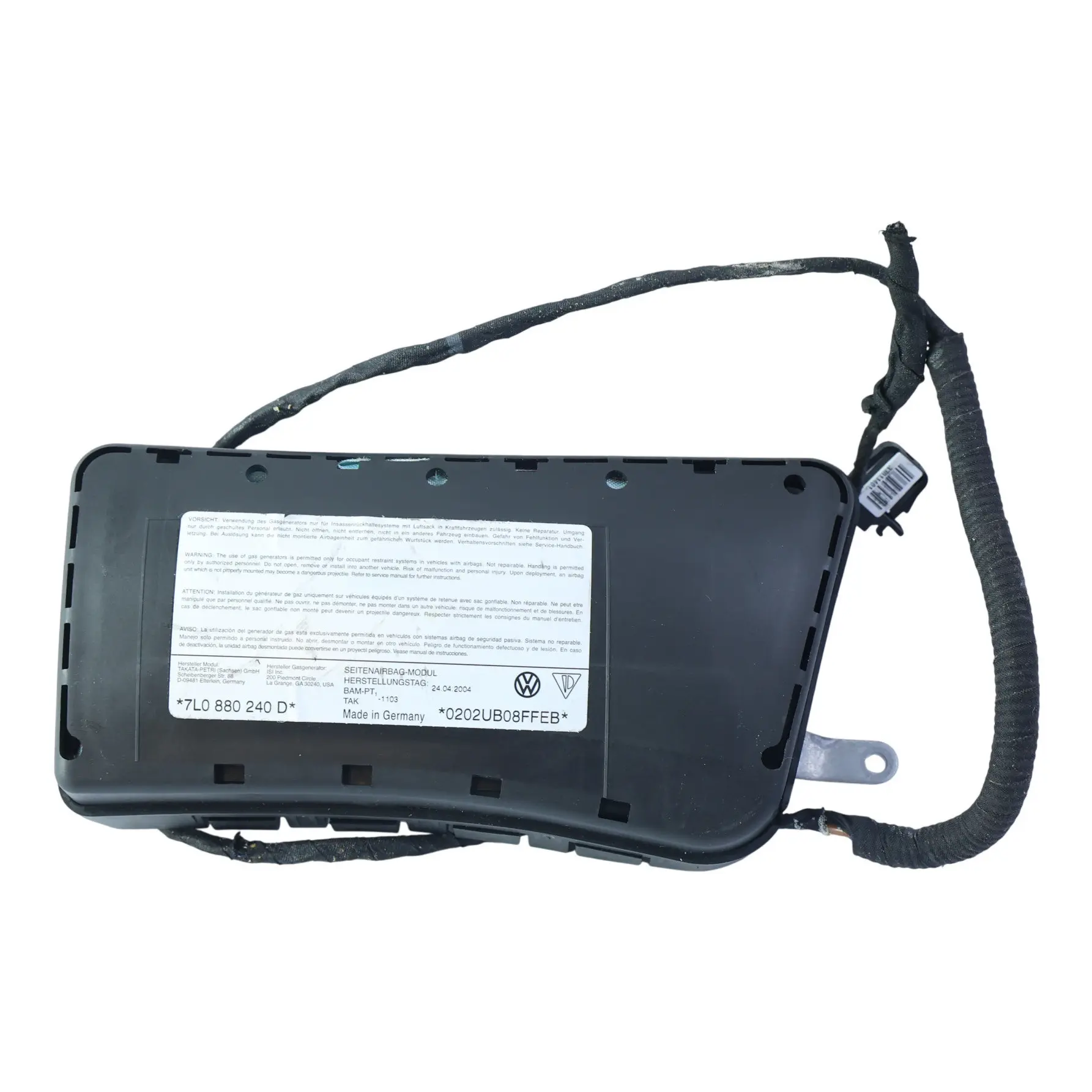 Porsche Cayenne 9PA Poduszka Airbag Fotela Boczna Przednia Prawa 7L0880240D
