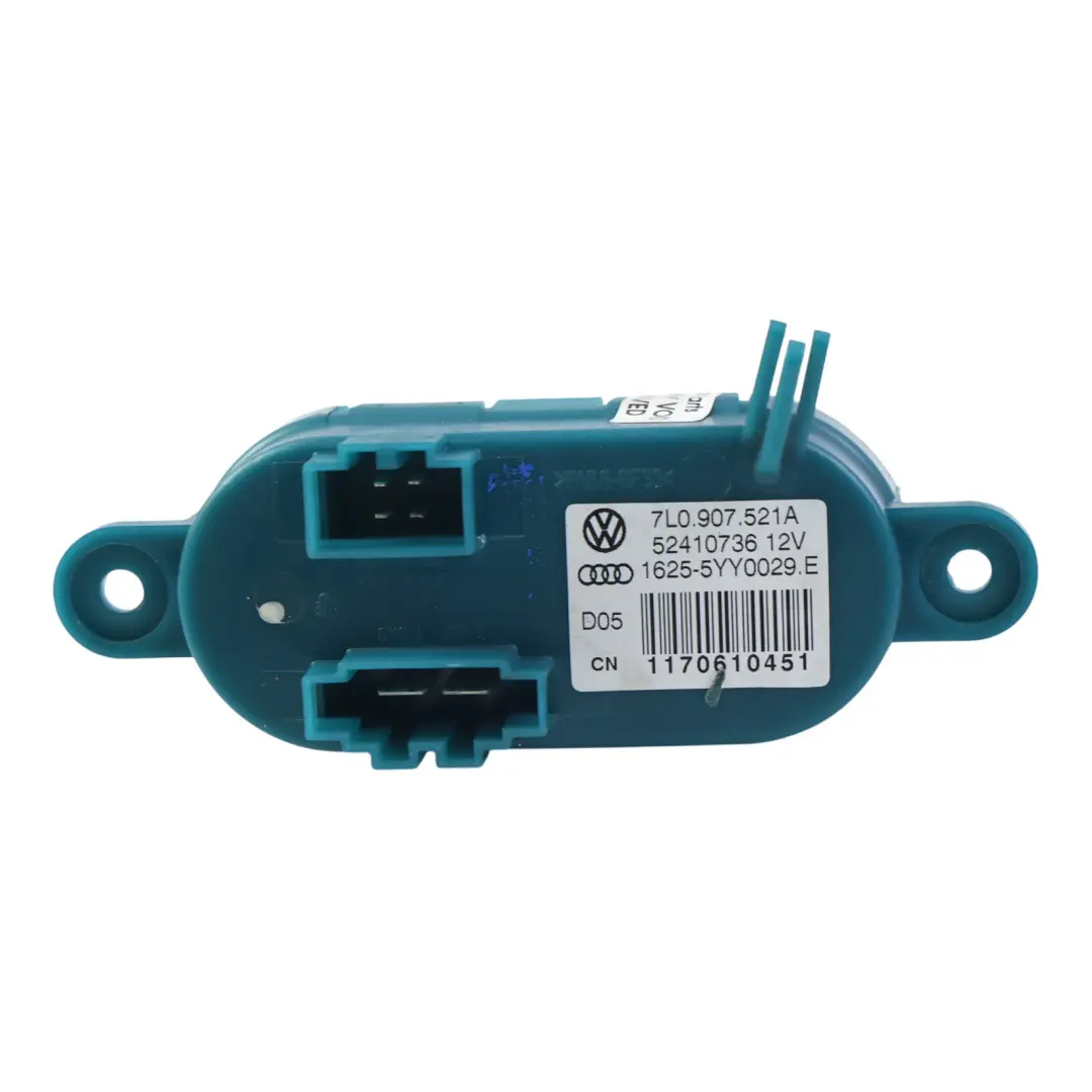 Audi Q7 4L VW Touareg 7L Heater Blower Motor Resistor - SKU 7L0907521A - Part number 7L0907521A