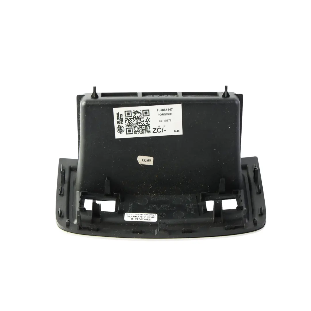 Porsche Cayenne 9PA Console Arrière Interrupteur Siège Chauffant Noir - SKU 7L5864147 - Numéro de pièce 7L5864147