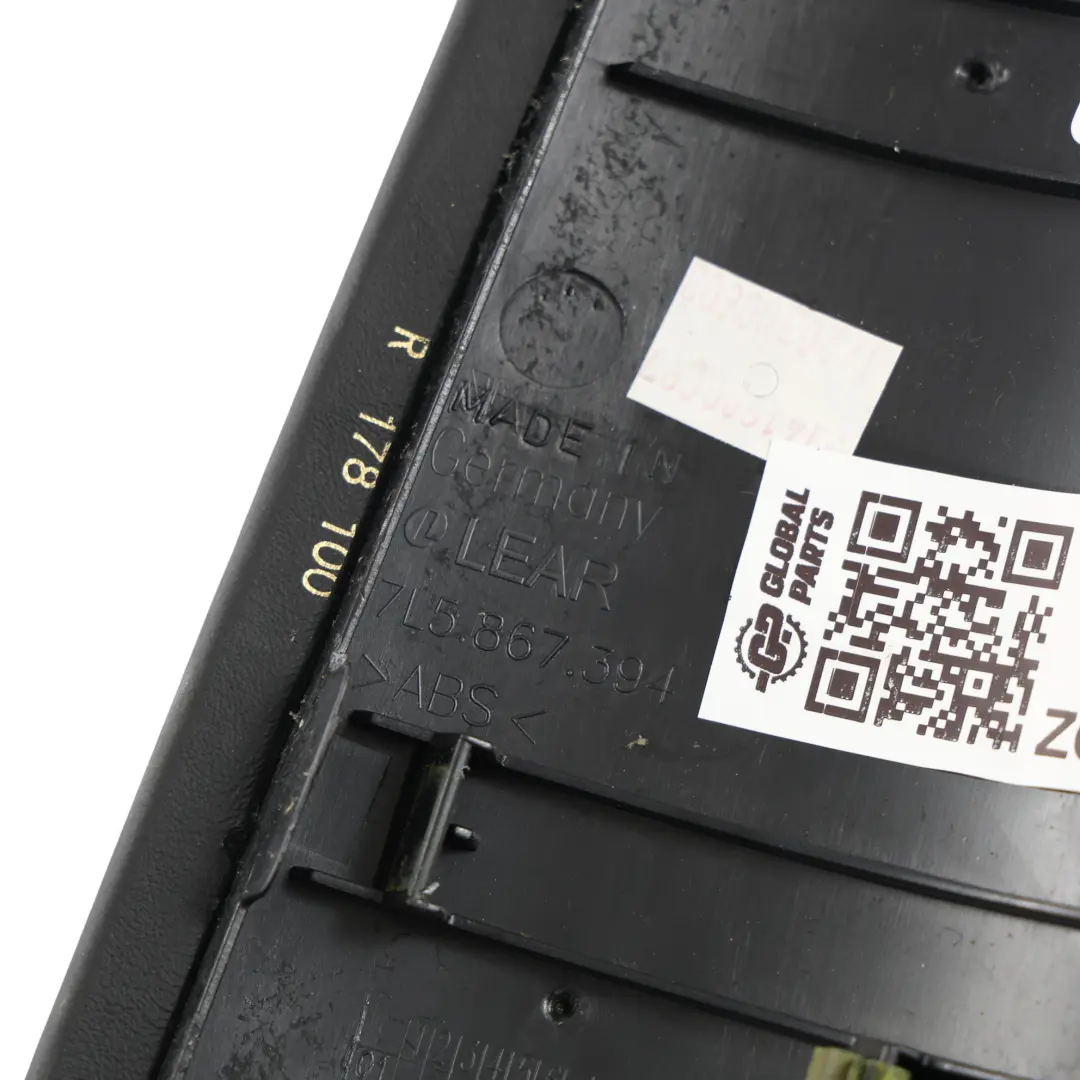 957 Door Lower Armrest Cover Rear Right O/S Black to Porsche Cayenne 955 with Part number 7L5867394 Porsche Cayenne 955 957 Door Lower Armrest Cover Rear Right O/S Black - SKU 7L5867394 - Part number 7L5867394