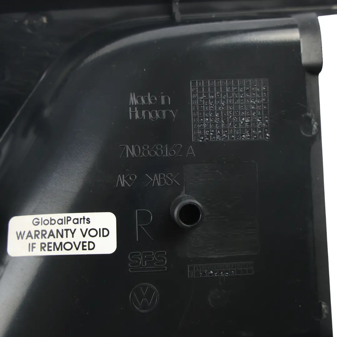 7N VW Sharan Rear Door Trim Plate Cover Panel Right O/S to Seat Alhambra with Part number 7N0868036E Seat Alhambra 7N VW Sharan Rear Door Trim Plate Cover Panel Right O/S - SKU 7N0868036E - Part number 7N0868036E
