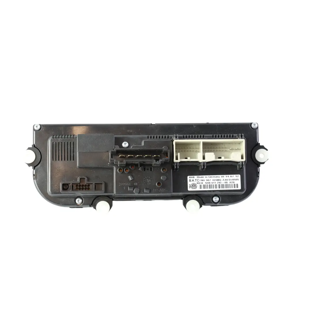 Volkswagen Golf 5k Air Conditioning Heater Panel Control Unit - SKU 7N0907426CM-2 - Part number 7N0907426CM