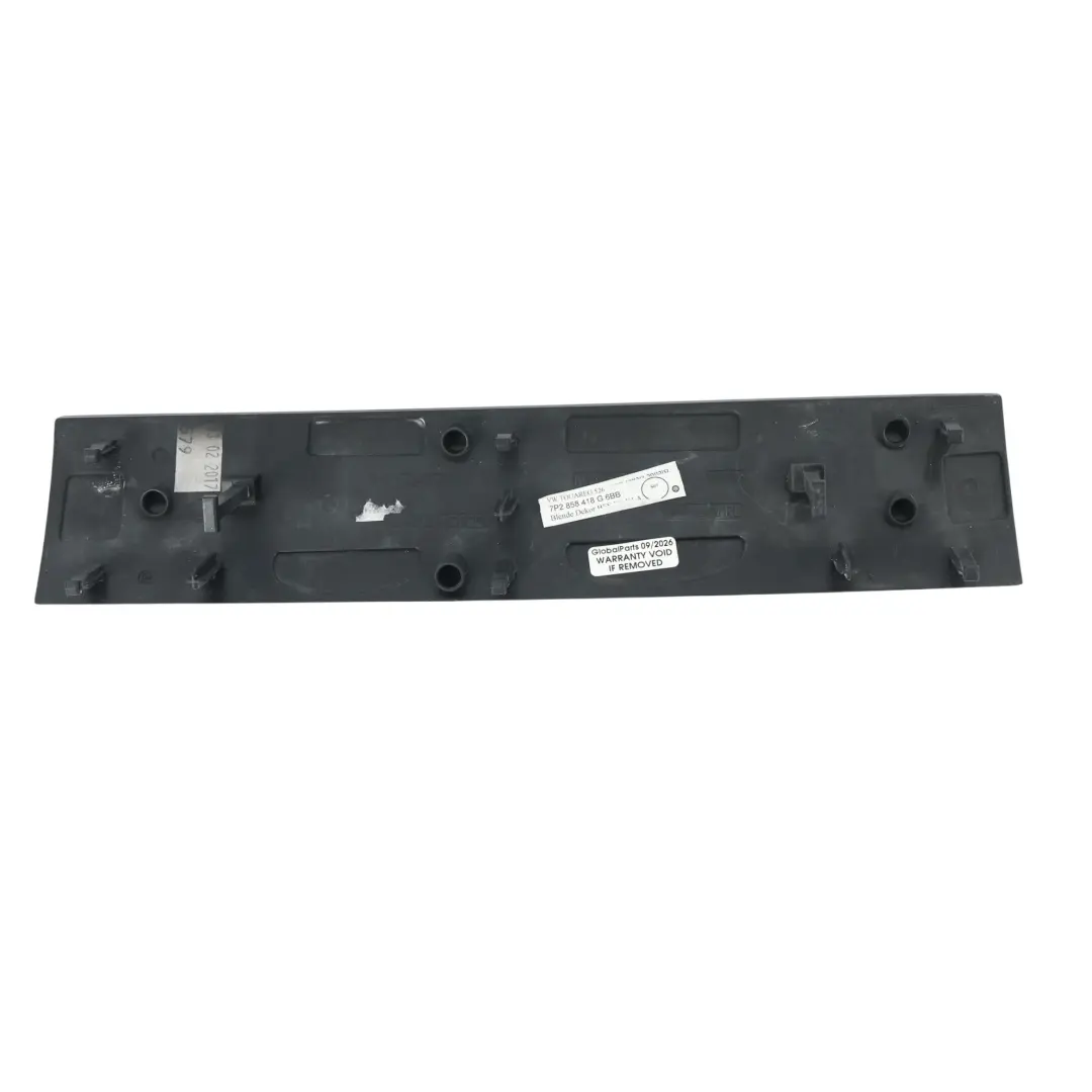 Volkswagen Touareg 7P Dashboard Trim Cover Piano Black Passenger Side - SKU RHD-7P2858418G - Part number 7P2858418G