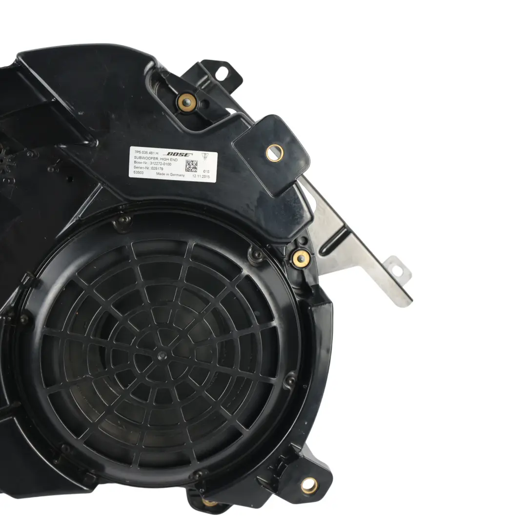 Subwoofer Bose Lautsprecher für Porsche Cayenne S 92A mit Teilenummer 7P5035481H Porsche Cayenne S 92A Subwoofer Bose Lautsprecher - SKU 7P5035481H - Teilenummer 7P5035481H