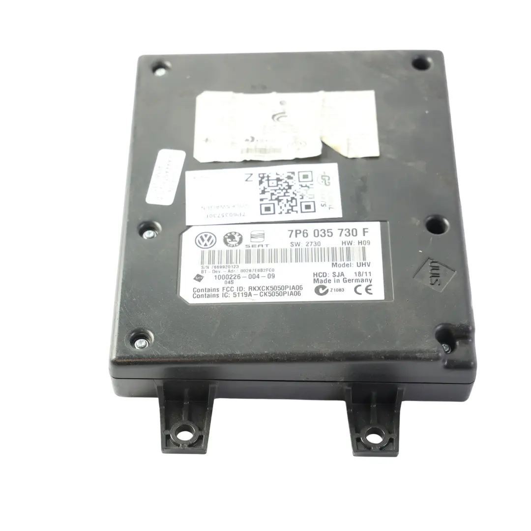 Volkswagen Touareg Caja Interfaz Al Bluetooth Módulo Control - SKU 7P6035730F - Número de pieza 7P6035730F