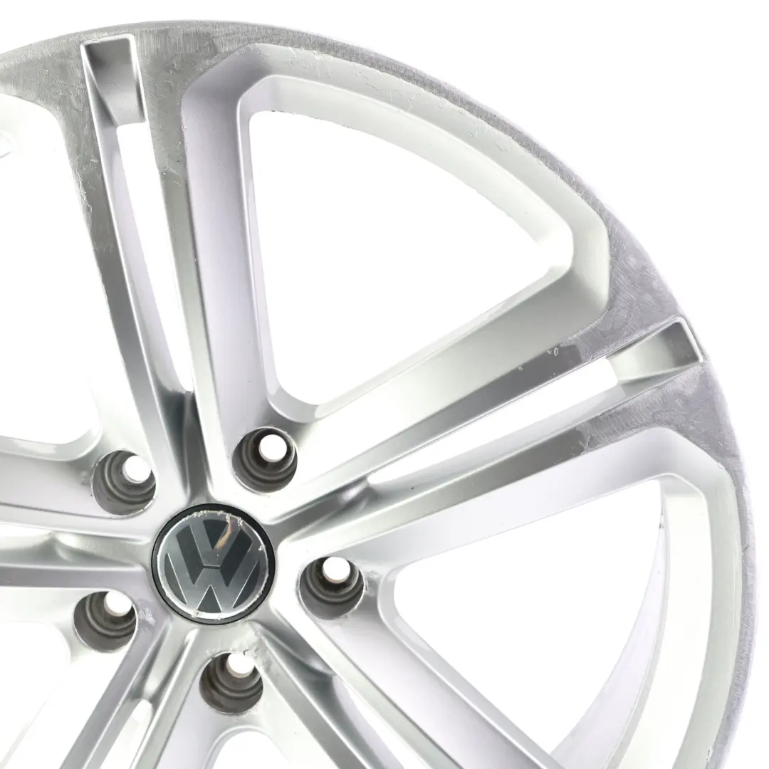 Volkswagen Touareg 7P Felga Aluminiowa Srebrna 21" 9.5J ET:59 - SKU 7P6601025AK-1 - Numer Części 7P6601025AK