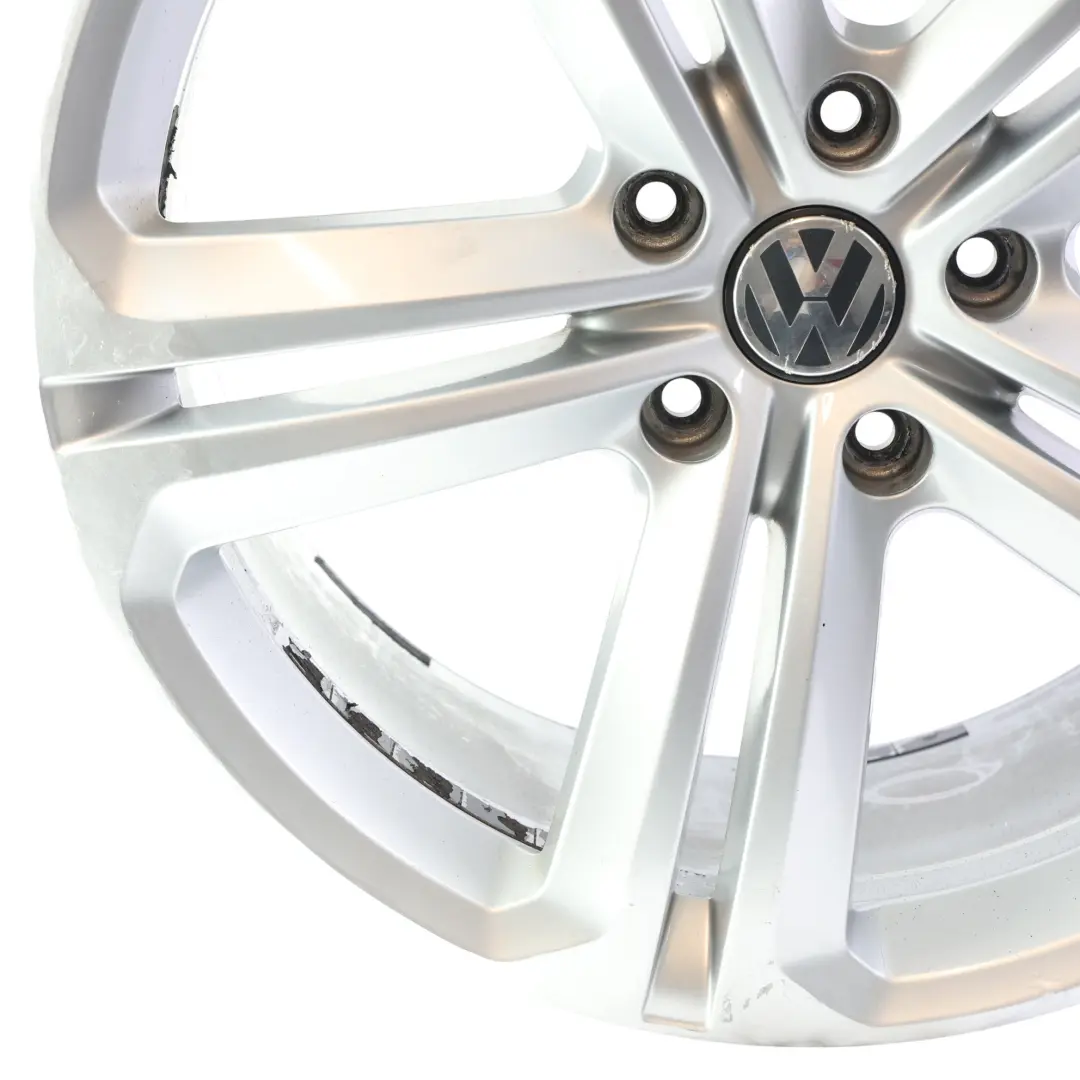 Volkswagen Touareg 7P Felga Aluminiowa Srebrna 21" 9.5J ET:59 - SKU 7P6601025AK-2 - Numer Części 7P6601025AK