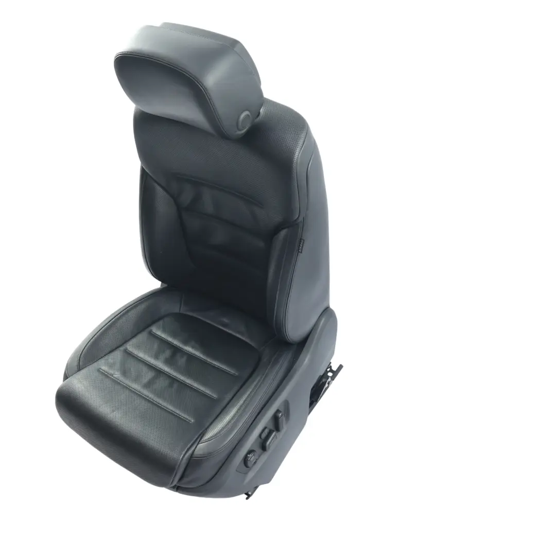 7P Front Seat Electric Heated Left N/S Black Leather to Volkswagen VW Touareg R with Part number 7P6881805DM Volkswagen VW Touareg R 7P Front Seat Electric Heated Left N/S Black Leather - SKU 7P6881805DM-1 - Part number 7P6881805DM