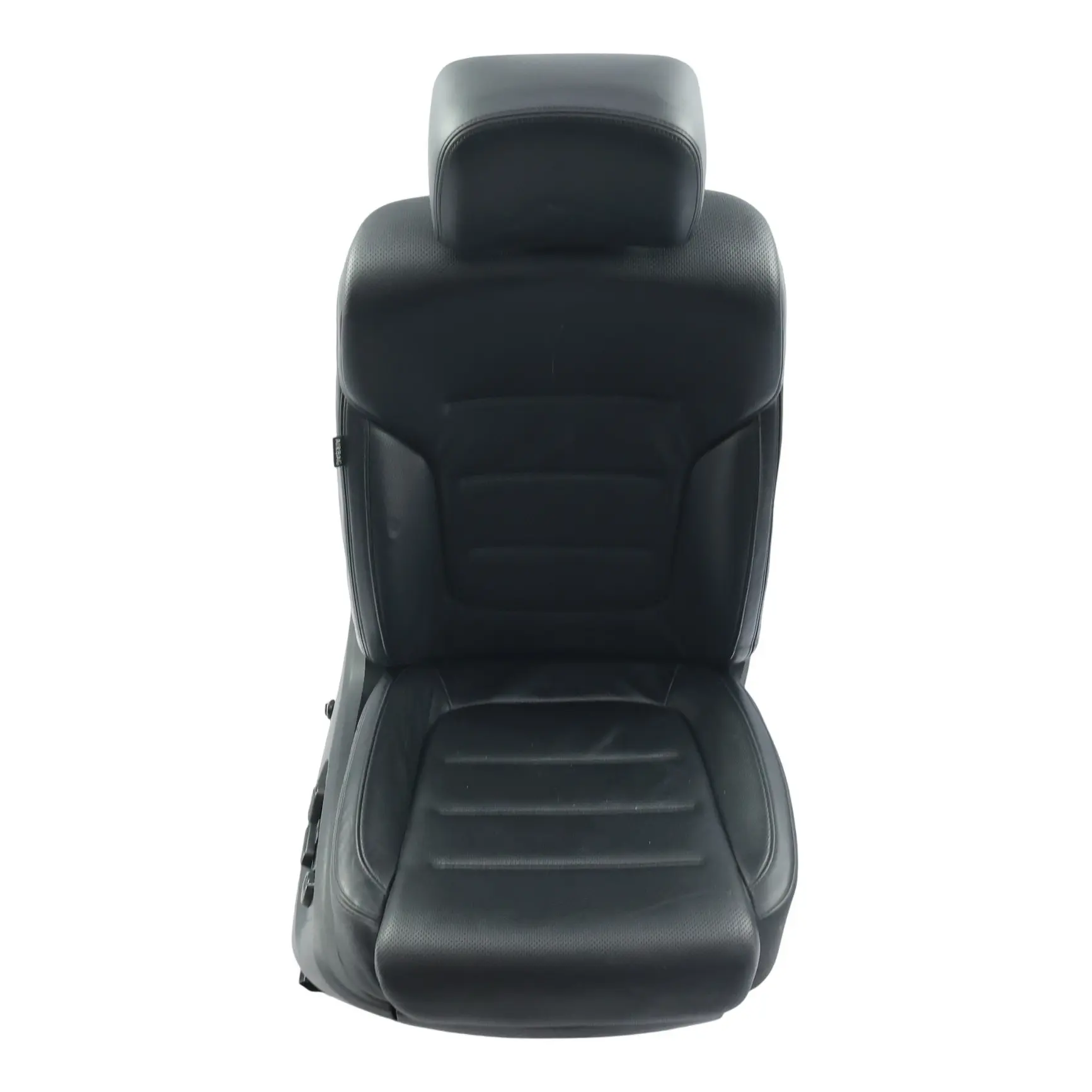 Volkswagen VW Touareg R 7P Front Seat Electric Heated Right O/S Black Leather