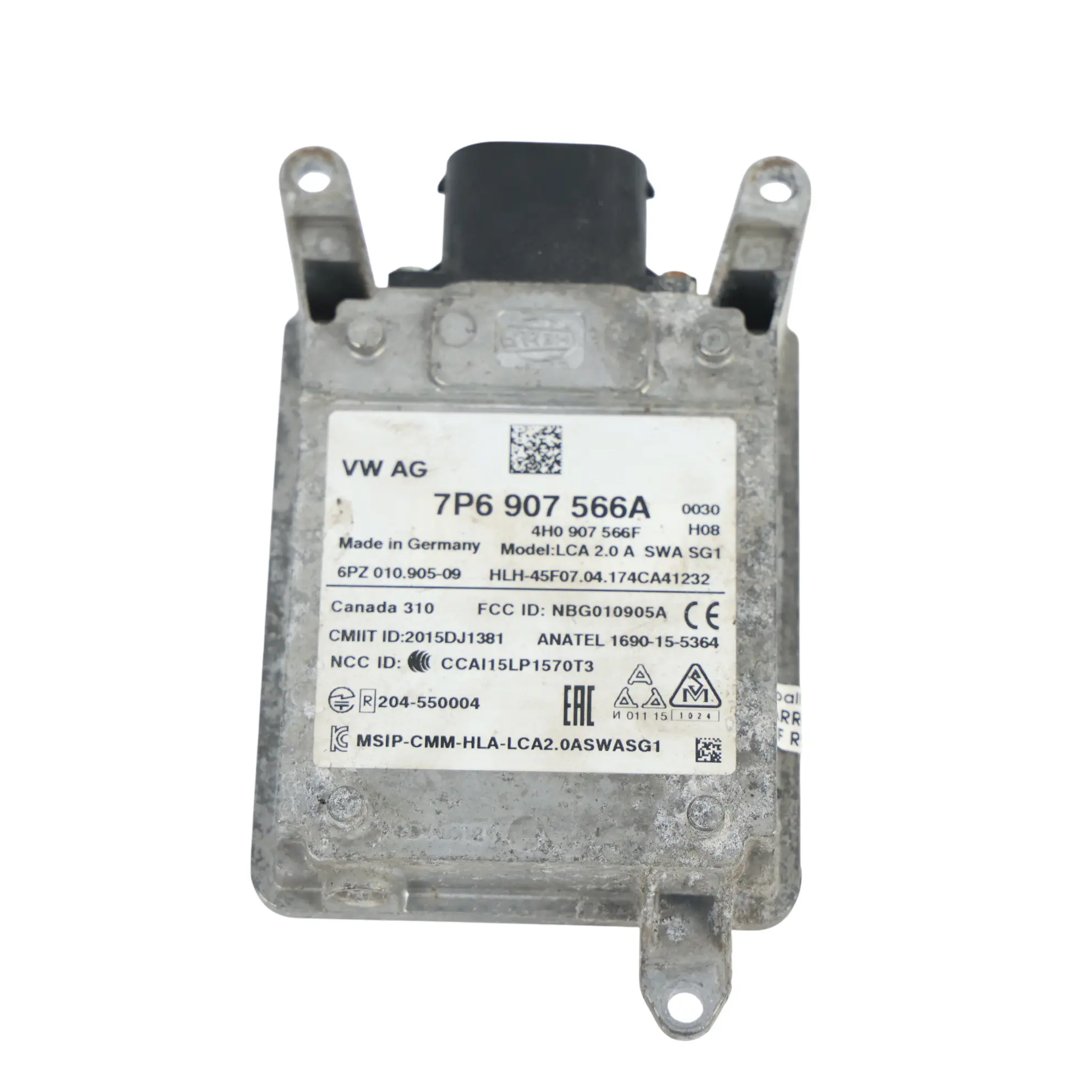 Volkswagen Touareg 7P Lane Change Assist Module Control Unit Master 7P6907566A